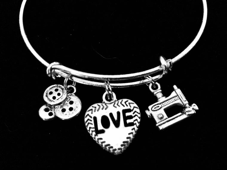 Sewing Charm Bracelet Love to Sew