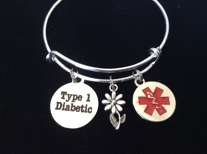 Type 1 Diabetes Medical Alert Bracelet 