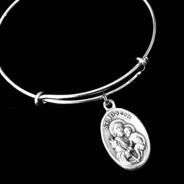 Saint Joseph Medal Charm Bracelet