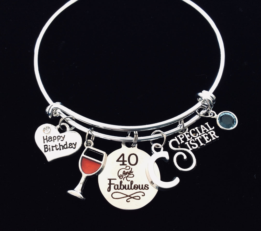 40 and fabulous birthday gift for Sister