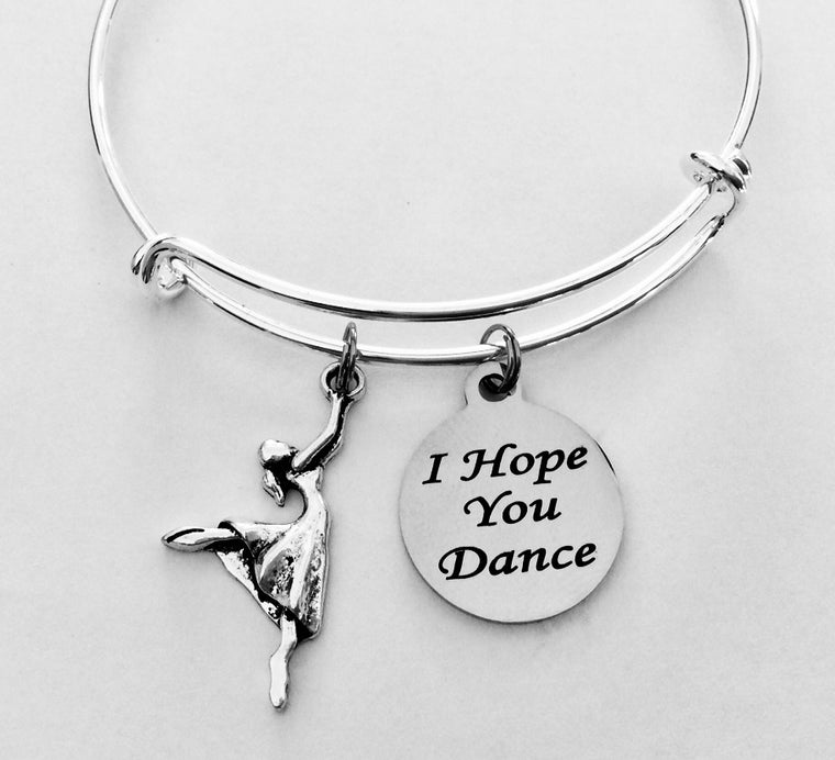 Dancer Charm Bracelet I Hope you Dance