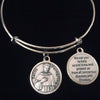 Prayer Medal Patron Saint Of Cancer Saint Peregrine Silver Charm Bracelet