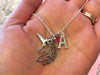 Personalized Unicorn Necklace Initial Birthstone Jewelry Charm Pendant Custom Designed Gift