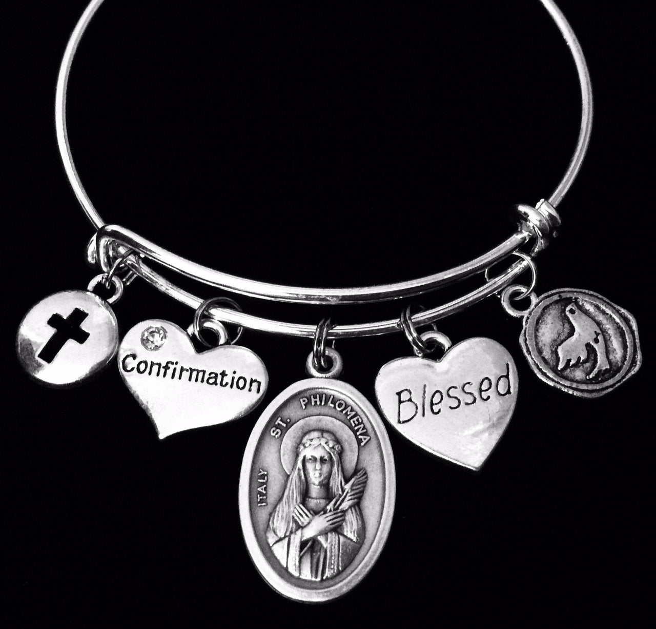 Saint Philomena Medal Jewelry 