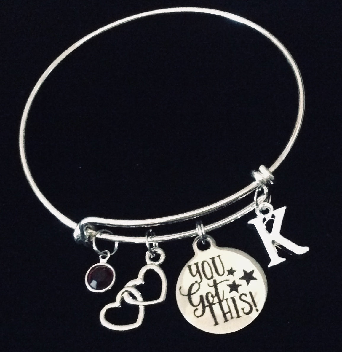 Personalized Gift You Got This Expandable Charm Bracelet Silver Inspirational Gift for Her Adjustable One Size Fits All