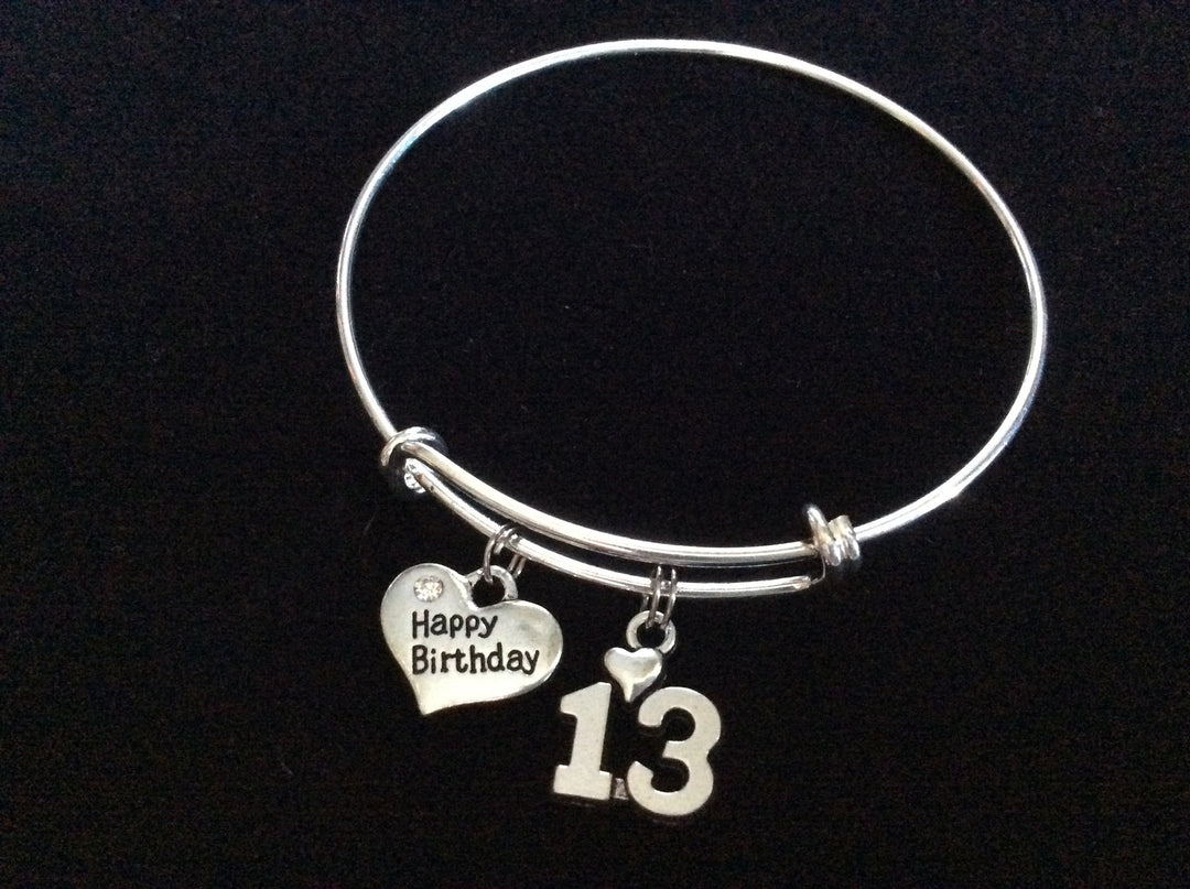 Happy 13th Birthday Expandable Charm Bracelets