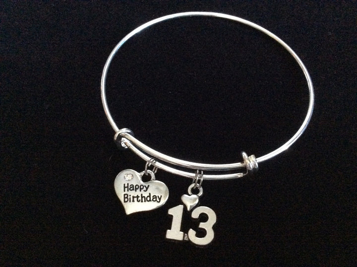 Happy 13th Birthday Expandable Charm Bracelets
