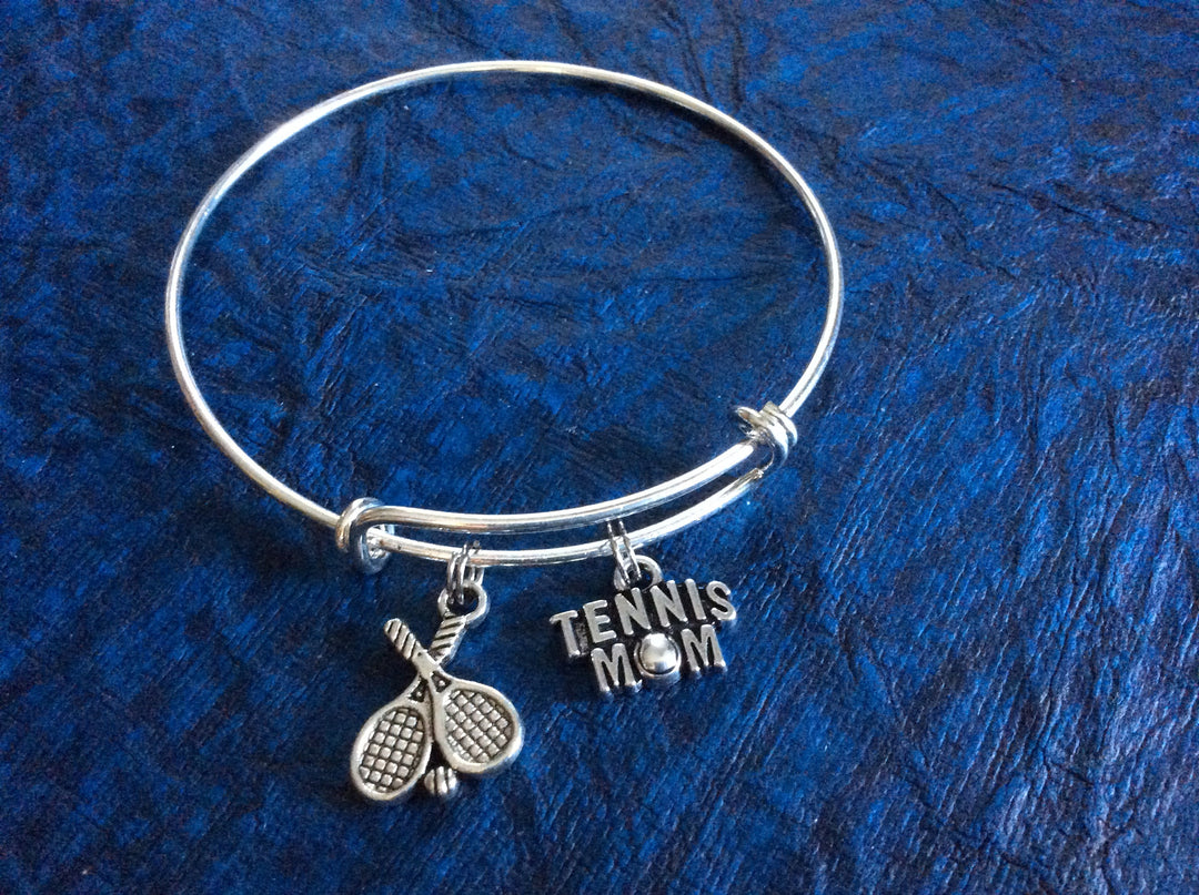 Tennis Mom Expandable Charm Bracelet 