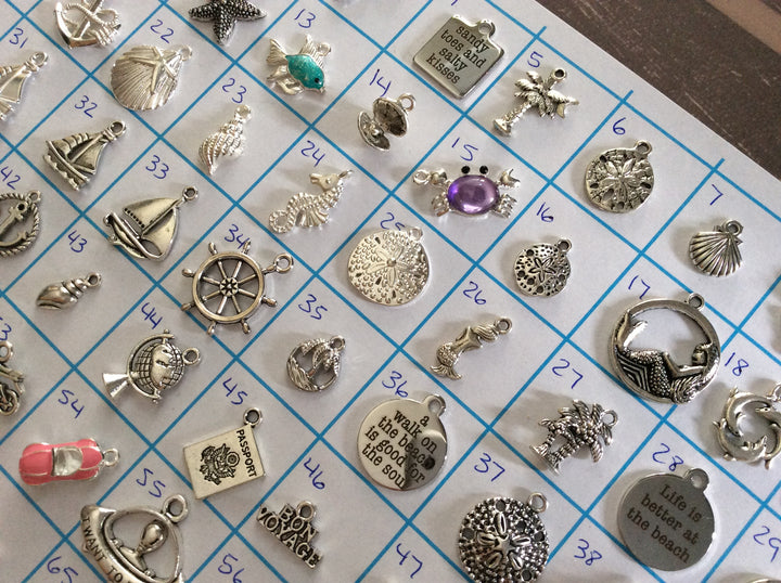 Add A Charm Listing for Jules Obsession Expandable Bracelets NAUTICAL TRAVEL GRADUATION Charms