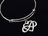 Infinity Forever Heart Silver Expandable Charm Bracelet Adjustable Bangle