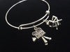Director Actor Movies 3D Charms on a Silver Plated Expandable Bracelet 