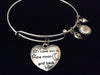 BFF I Love You to the Moon and Back Shooting Star Expandable Charm Bracelet Adjustable Wire Bangle