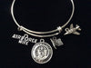 Air Force Wife Expandable Charm Bracelet Fighter Pilot Adjustable Bangle Gift USA Military Jewelry