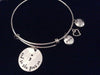 Brave Survivor And So She Goes On Semicolon Expandable Silver Charm Bracelet Adjustable Wire Bangle Inspirational Meaningful Trendy