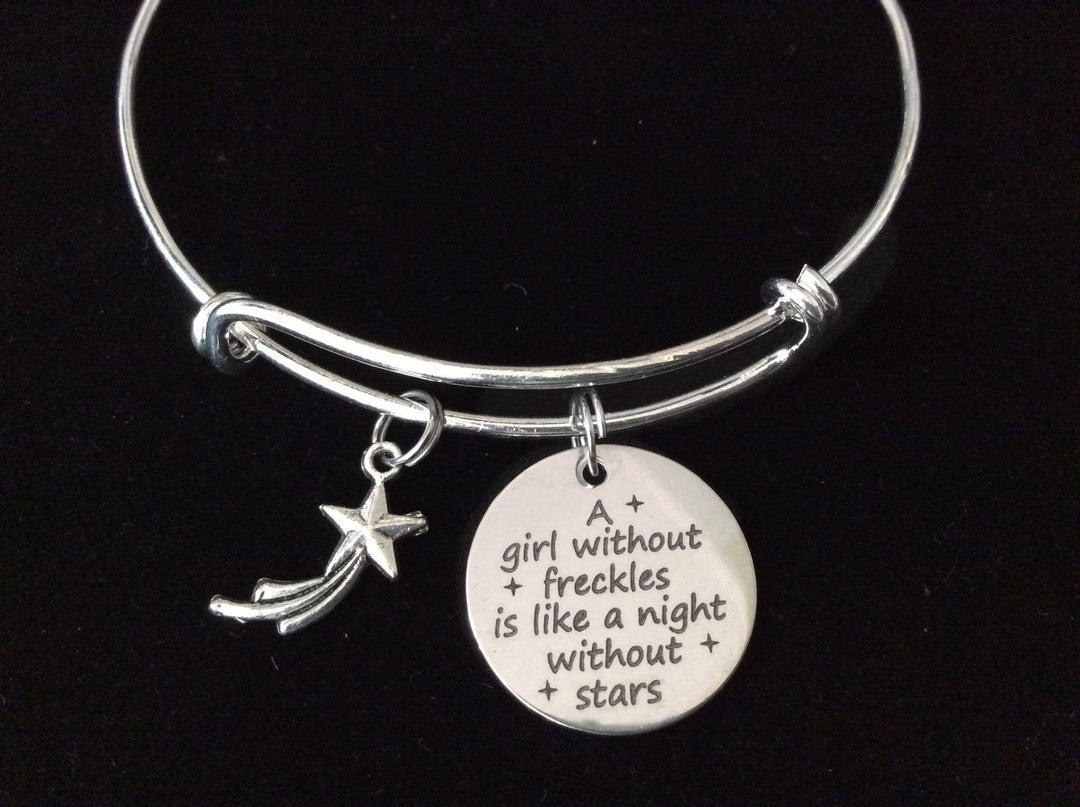 A Girl Without Freckles is Like a Night Without Stars Silver Expandabl ...