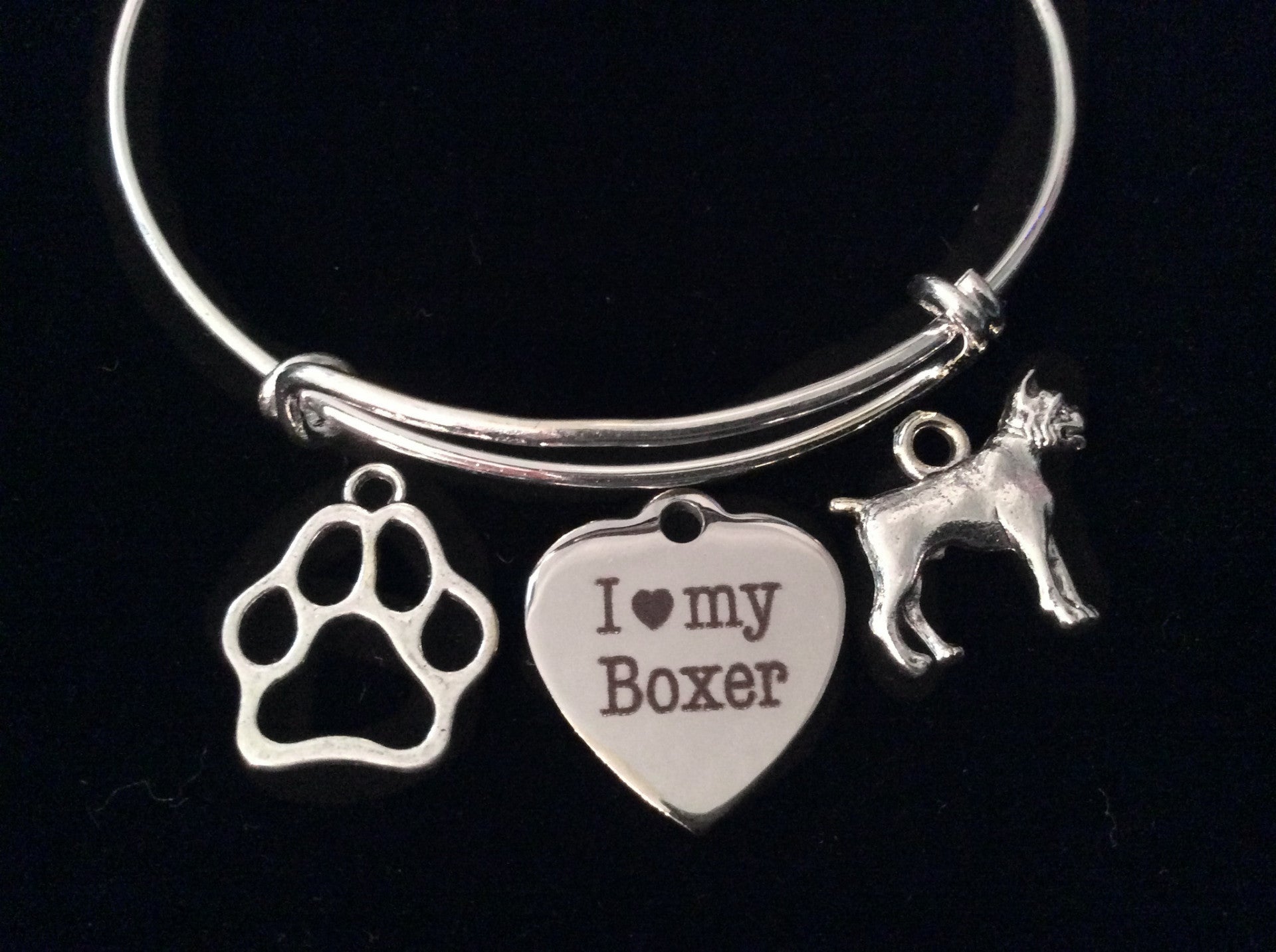 Boxer deals dog bracelet