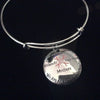 Sisters Friends Mothers Daughter Together Pink Awareness Ribbon Silver Expandable Charm Bracelet Adjustable 
