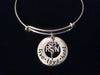 Live Love Heal RN Nurse Expandable Charm Bracelet Adjustable Silver Bangle Gift