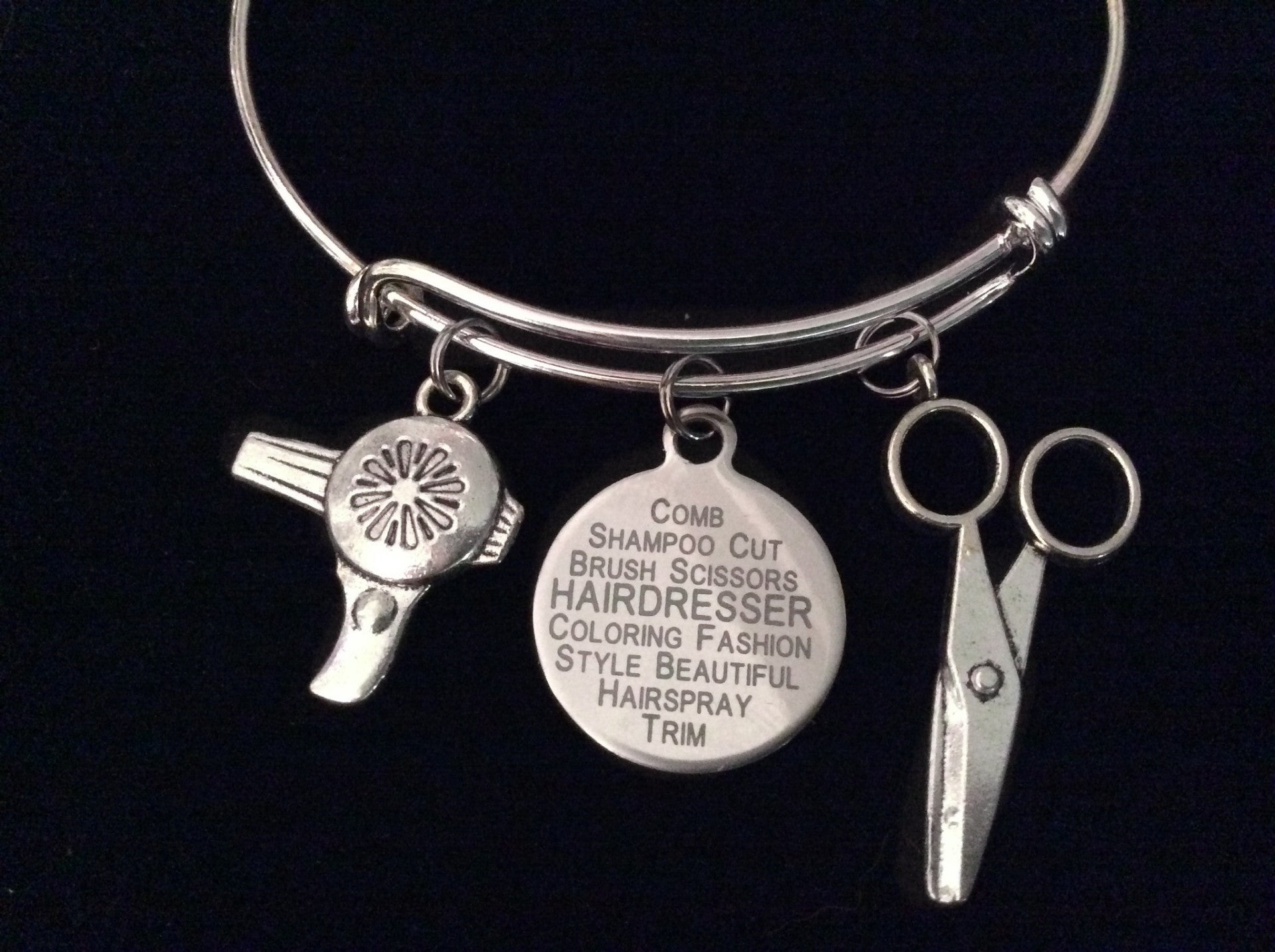 Hairdresser charm clearance bracelet