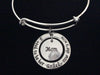 Mom I Used To Be Her Angel Now She Is Mine Expandable Charm Bracelet Memorial Gift