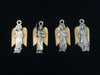 Archangel Saints Silver Gold Expandable Charm Bracelet Inspirational Catholic Jewelry Adjustable Bracelet