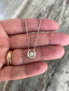 Moissanite Horseshoe Necklace 