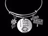 I Came, I Saw, I Sold Realtor Jewelry Adjustable Bracelet Silver Expandable Charm Wire Bangle Bracelet Stacking Trendy Gift