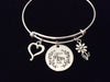 Best Mom Ever Adjustable Bracelet Expandable Silver Charm Wire Bangle Trendy Mother's Day Gift One Size Fits All Jewelry