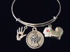 Nurse Prayer Jewelry Healing Hand Adjustable Bracelet Silver Expandable Charm Bangle One Size Fits All Blessing Pinning Gift