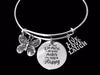 Live Love Laugh Jewelry Expandable Charm Bracelet Do More of What Makes Your Happy Silver Adjustable Bangle One Size Fits All Gift Butterfly