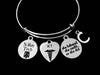 She Believed She Could RT Caduceus Radiation Technologist X-Ray Tech Adjustable Bracelet Expandable Charm Bangle Medical Gift