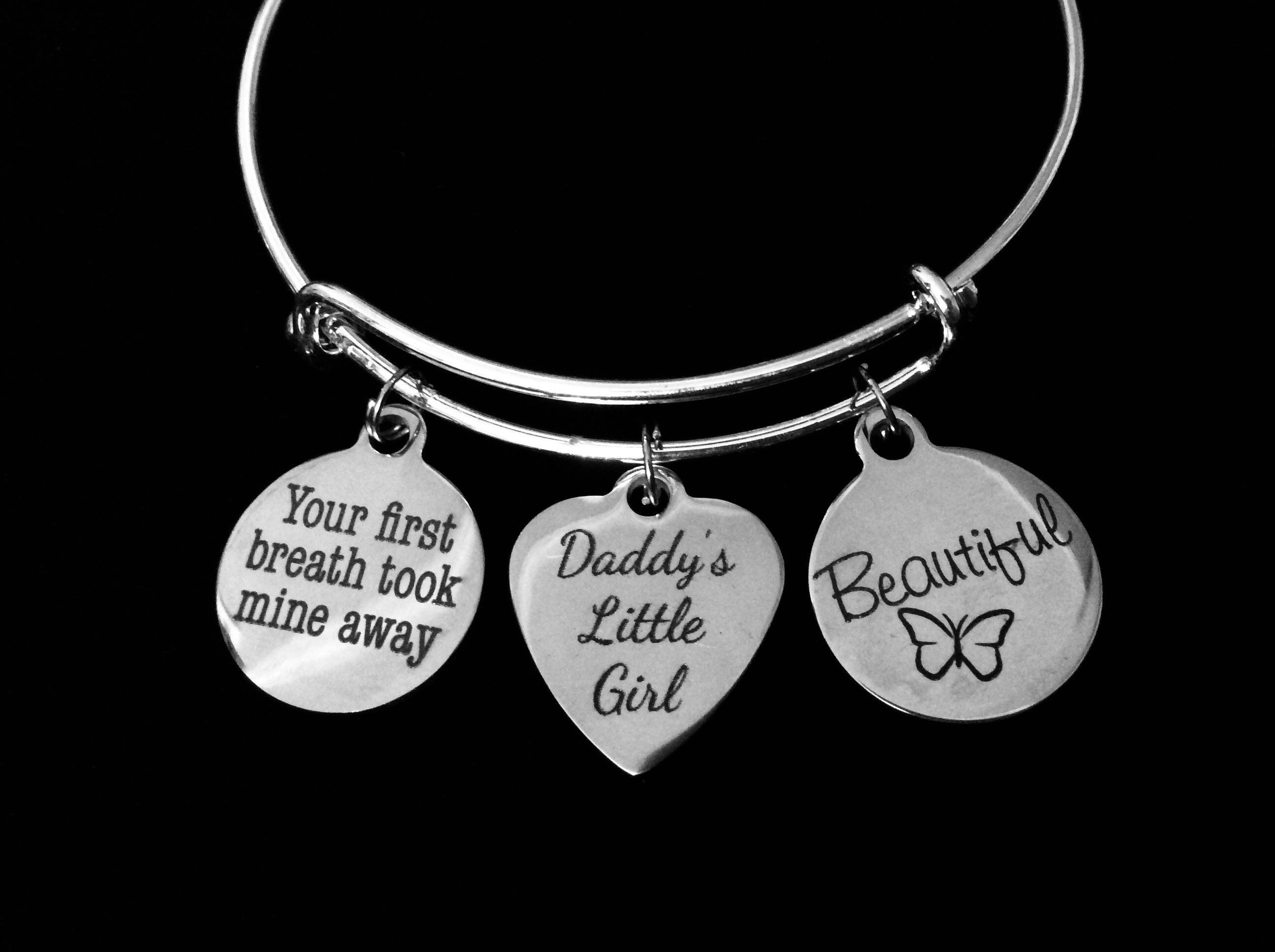 Daddy's girl 2025 charm bracelet