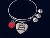 Teacher Assistant Jewelry Adjustable Charm Bracelet One Size Fits All Gift Expandable Silver Bangle The Best Teaching Assistant Teach Love Inspire Red Apple