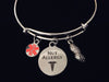 Peanut Medical Alert Jewelry Nut Allergy Expandable Charm Bracelet Bangle Silver Adjustable One Size Fits All Gift