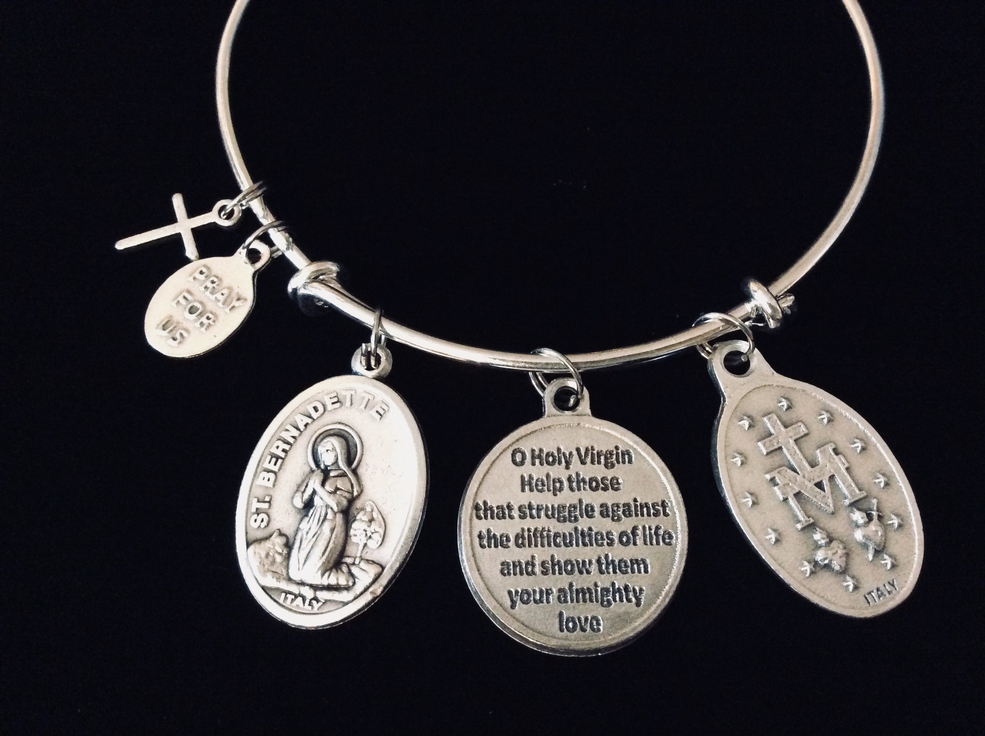 Patron Saint Expandable Charm Bracelet