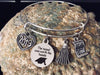 Graduation Jewelry Expandable Charm Bracelet 2019 Diploma The Tassel Was Worth the Hassle Adjustable Silver Bangle Gift