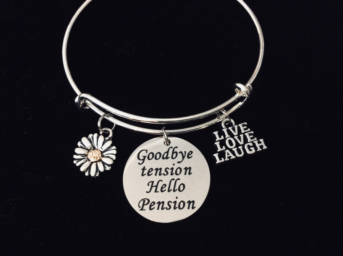 Gold Tooth and Caduceus Charm on an Expandable Adjustable Bangle Brace -  Jules Obsession