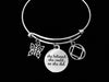 Narcotics Anonymous She Believed She Could So She Did with Butterfly Silver Expandable Charm Bracelet Bangle