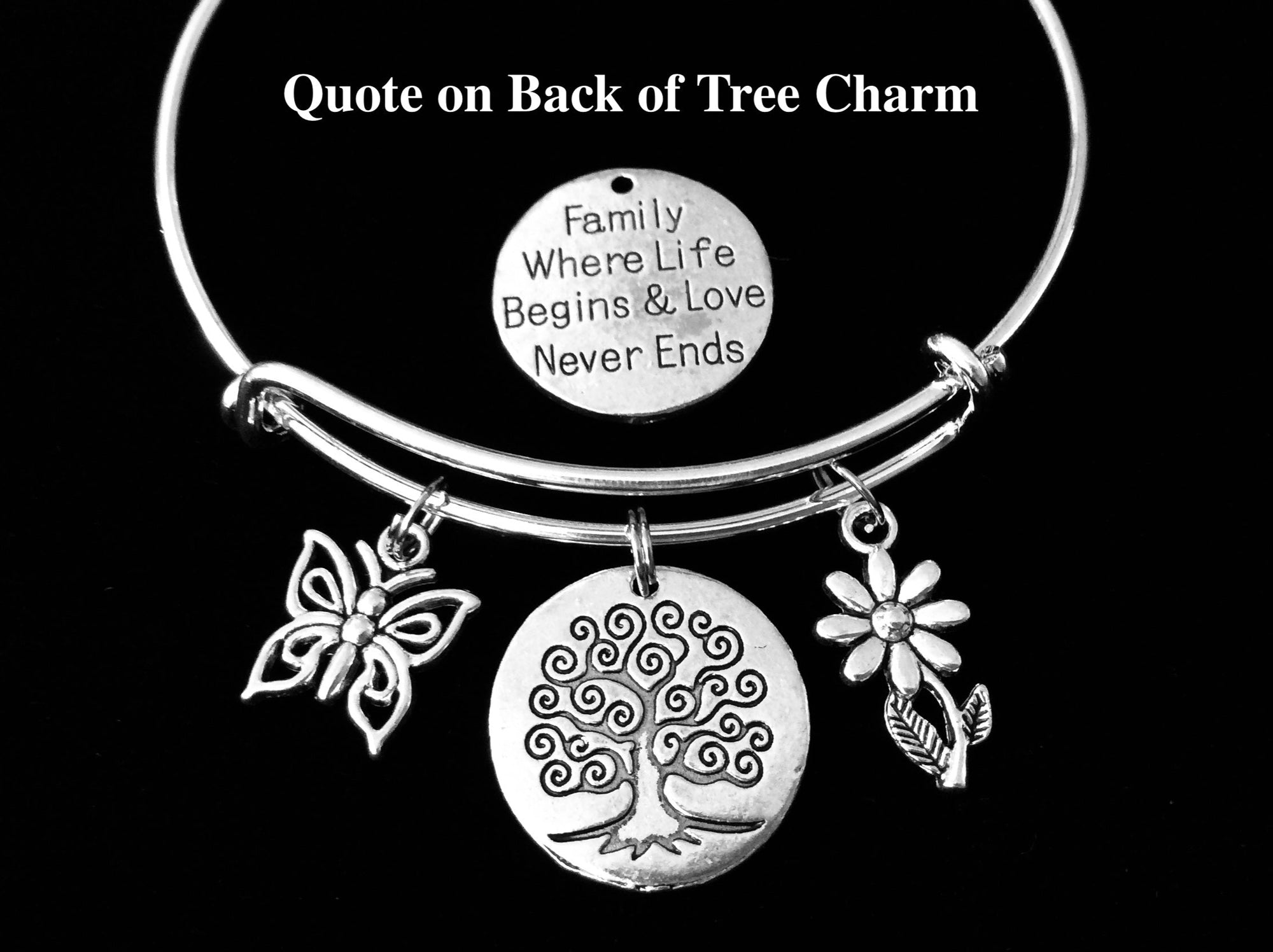 Family Tree of Life Charm Bracelet 