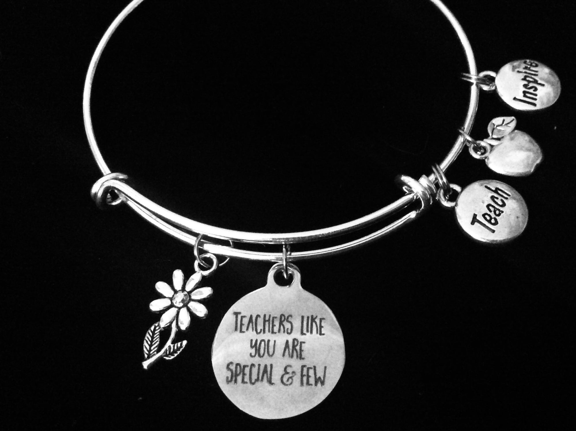 Teachers Like You Are Special and Few Charm Bracelet Gift for Teachers