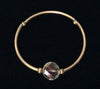 Gold Stretch Bracelet Golden Crystal Jewelry 7.8 inches