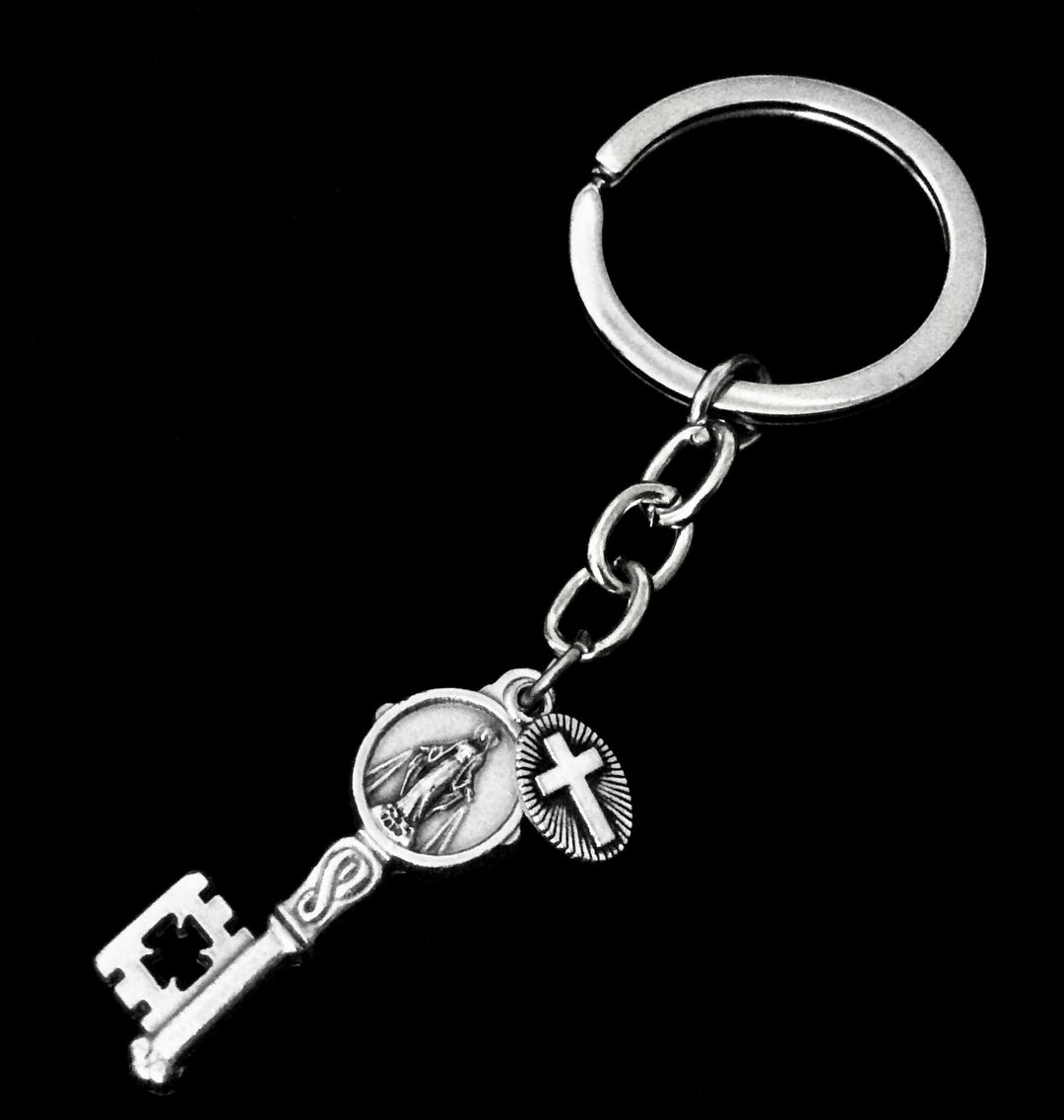 Virgin Mary Keyring