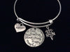 Nurse RN Expandable Silver Charm Bracelet Adjustable Bangle Trendy Gift Meaningful Inspirational Appreciation 