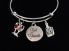 Best Friends Wine Glasses and Cheese Expandable Charm Bracelet Adjustable Bracelet Gift