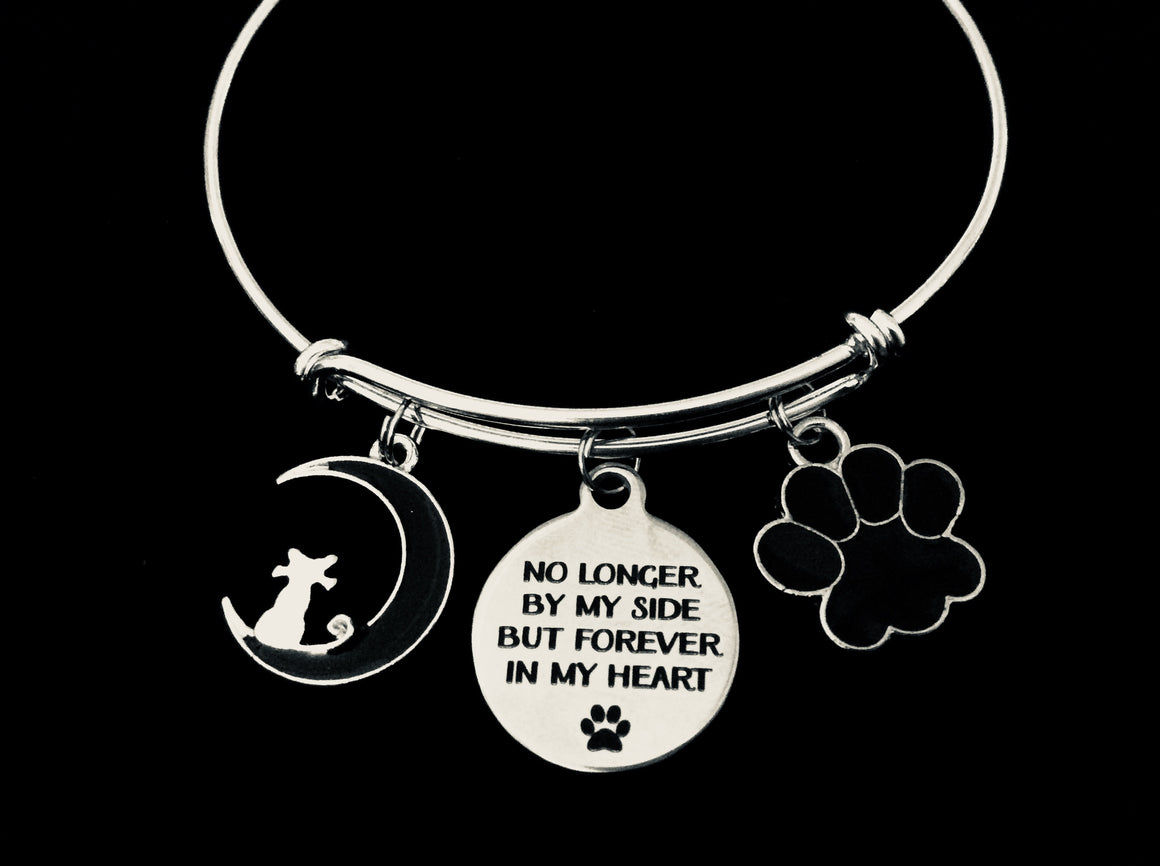 Cat Memorial Gift for Her Pet Loss Gift Paw Print Cat on the Moon