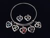 Awareness Ribbon Jewelry Adjustable Bracelet Charm Bracelet Expandable Charm Bangle Bracelet Survivor Gift