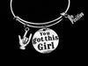 You Got This Girl Jewelry Be Positive Expandable Charm Bracelet Silver Adjustable Bangle Trendy Inspirational Gift One Size Fits ASL I Love You