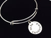 To be Continued...Expandable Charm Bracelet Adjustable Silver Wire Bangle 