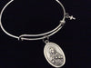 Immaculate Heart of Mary Expandable Bracelet Inspirational Jewelry Adjustable Bangle Catholic Medal Meaningful Gift