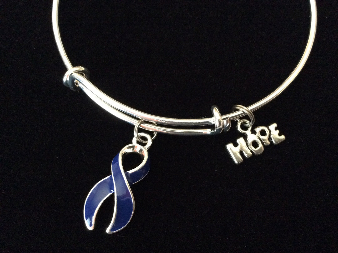 Awareness Expandable Charm Bracelet Adjustable Bangle Expandable Bracelet Gift Arthritis Colon Cancer